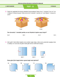 3. Sınıf Zihin Çalıştıran Eğlenceli Kanguru Matematik Soruları - Thumbnail