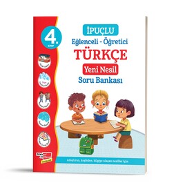 4. Sınıf İpuçlu Türkçe Yeni Nesil Soru Bankası - Thumbnail