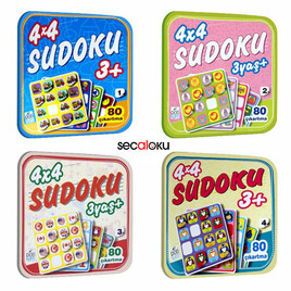4x4 Sudoku 4'lü Set (3 Yaş) - Thumbnail