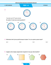 6. Sınıf Zihin Çalıştıran Eğlenceli Kanguru Matematik Soruları - Thumbnail