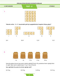 6. Sınıf Zihin Çalıştıran Eğlenceli Kanguru Matematik Soruları - Thumbnail
