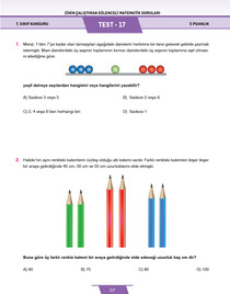7.Sınıf Zihin Çalıştıran Eğlenceli Kanguru Matematik Soruları - Thumbnail