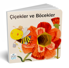 Delikli Kitaplar - Çiçekler ve Böcekler - Thumbnail