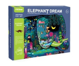 Fil Rüyası 280 Parça Puzzle - Elephant Dream Mideer - Thumbnail