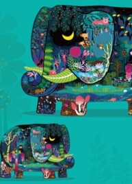 Fil Rüyası 280 Parça Puzzle - Elephant Dream Mideer - Thumbnail