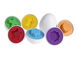 Sembollerle Şekilli Yumurtalar 6'lı Set - Thumbnail